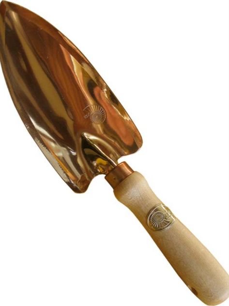 Plagued by slugs? Try Implementations’ castor trowel, whose heart-shaped bronze blade contains copper, which biodynamic growers believe deters these garden pests, £36, implementations.co.uk Gardening Equipment, Garden Pests, Garden Trowel, Garden Tools, Copper, Good Things