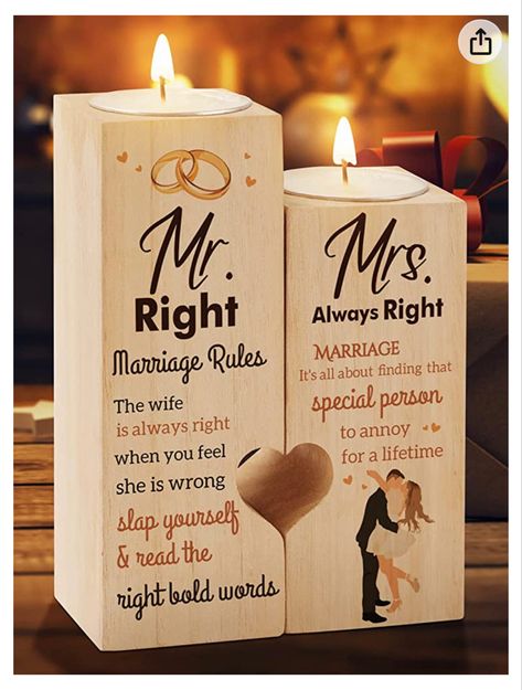 Cute candle set for wedding gift in thr UK or a lovely marrage proposal gift for the couple. #weddingideas #weddingplanning #weddingcandles #proposalGift #weddingideasforher Heart Shaped Candle, Gifts For Bride And Groom, Gift Idea For Wedding, Wedding Gifts For Couple, Idea For Wedding, Candle Holder Wedding, Gifts For Bride, Mrs Always Right, Heart Shaped Candles