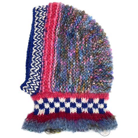 Checkered Beanie, Knit Balaclava, Little Accessories, Knitted Balaclava, Yarn Thread, Crochet World, Knitted Wit, Crochet Cross, Beautiful Knitting