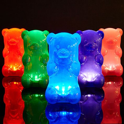 Look at this GummyGoods on #zulily today! Gummy Bear Science Project, Gummy Bear Experiment, Bear Night Light, Decorate Ideas, Cute Desk Accessories, Antique Lamp Shades, Shabby Chic Nursery, Christmas Gift For Kids, Chic Nursery