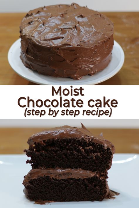 Chocolate Cake Made With Oil, Hot Water Chocolate Cake Recipes, Chocolate Cake Using Cocoa Powder, How To Make A Homemade Chocolate Cake, Chocolate Cake With Oil Recipes, Recipes Using Cake Flour Baking, Cocoa Powder Cake Recipes, Chocolate Oil Cake, Cakes Using Cake Flour