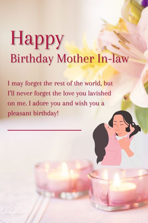 In Law Quotes, Mother In Law Quotes, Birthday Wishes For Mother, Birthday Party Invitations Free, Birthday Wishes For Mom, Message For Mother, Mother In Law Birthday, Happy Birthday Mother, Law Quotes