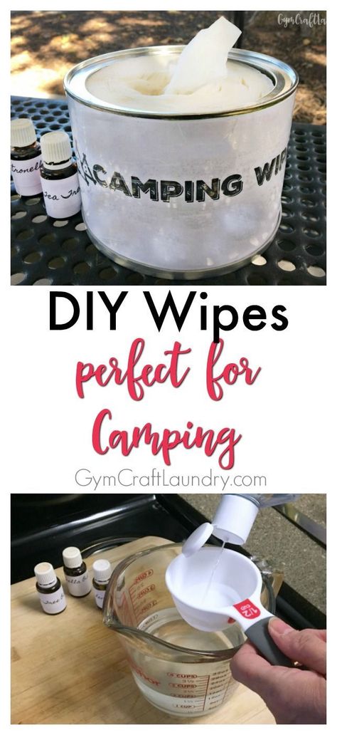 How to make personal wipes for camping.These diy wipes are quick and easy to make. They are a great diy wet wipe recipe to bring camping! Diy Wipes, Backyard Goals, Body Wipes, Camping Diy, Camping Kit, Festival Camping, Diy Camping, Camping Checklist, Camping Lanterns