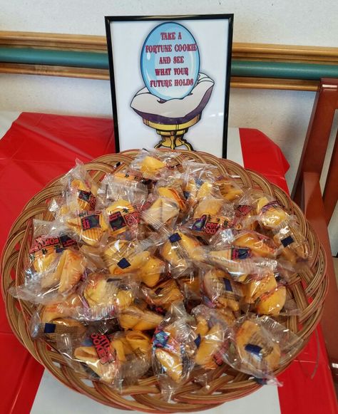 Fortune Cookie Display Cookie Display, Work Parties, Fortune Cookie, Work Party, Bulletin Board, Bulletin Boards, Farmers Market, Ethnic Recipes