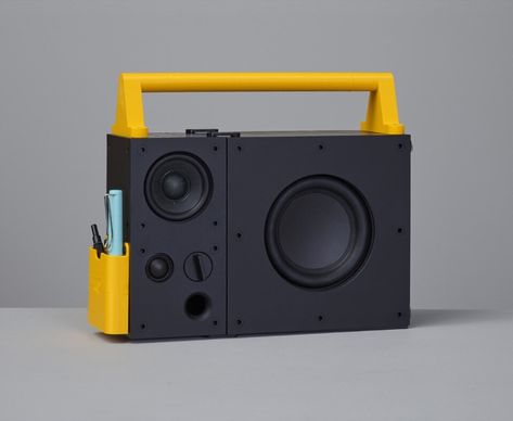 Hi Fi System, Small Speakers, Teenage Engineering, Speaker Design, Devices Design, Electronics Design, Blender 3d, Portable Speaker, Tech Design