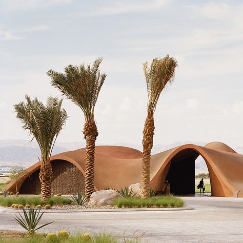 Rory Gardiner, Kaira Looro, Desert Architecture, Clubhouse Design, Golf Clubhouse, Golf Academy, Pavilion Architecture, Parametric Architecture, Organic Architecture