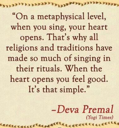 singing soothes the soul Astrology Archetypes, Deva Premal, Spiritual Evolution, Healing Vibes, Spiritual Living, Qoutes About Love, Notable Quotes, Spiritual Disciplines, Daily Vitamins