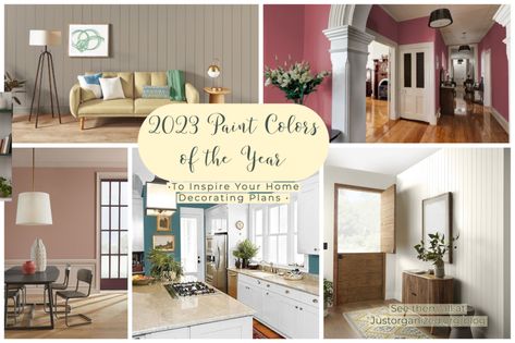 Paint Colors Of The Year, Soothing Paint Colors, Glidden Paint, Spray Paint Colors, Refresh Your Home, Calming Colors, Fall 2022, Shades Of White, Colour Scheme