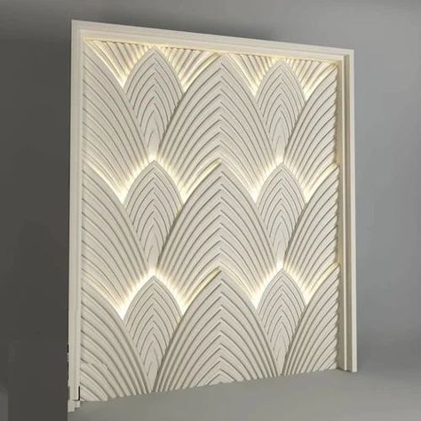 Art Deco Panel, Wall Cladding Designs, Kitchen Silver, Paneled Walls, Deco Panel, Cladding Design, Simple Decoration, Wall Panel Design, Wall Texture Design