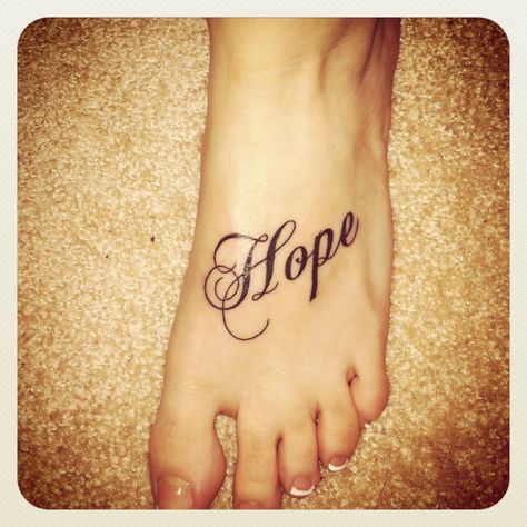 I like the font of this Hope Tattoo Hope Tatoos Ideas, Hope Wrist Tattoos For Women, Hope Tatoos, The Word Hope Tattoo, Have Hope Tattoo, Hope Tattoo Fonts, Hope In Cursive Tattoo, Hope Tattoos, Ankle Tattoo Cover Up