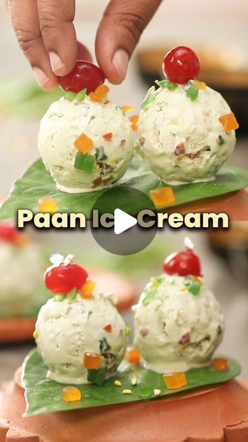 Paan Ice Cream Recipe, Sanjeev Kapoor, Indian Sweets, Baby Frocks Designs, Ice Cream Recipes, Bye Bye, Marina Bay, Ice Cream, Drinks