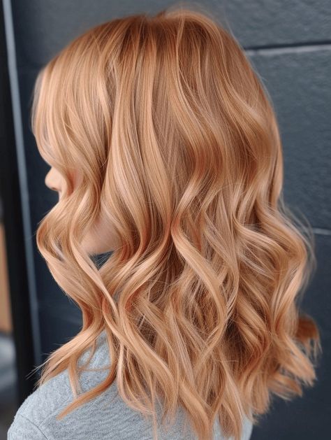 Pale Copper Blonde Hair, Blonde To Cooper Before And After, Honey Strawberry Blonde Hair Short, Brown Hair With Strawberry Blonde, Cool Strawberry Blonde Hair, Strawberry Blonde Hair Short, Strawberry Beige Blonde Hair, Light Copper Blonde Hair, Blonde With Strawberry Blonde Lowlights