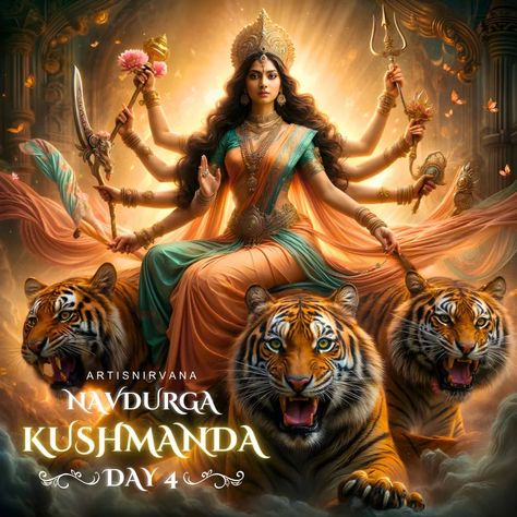 Navratri is not only about worshiping external deities but recognizing the divine powers within every woman.🙏❤ Day 1: Shailaputri Day 2: Brahmacharini Day 3: Chandraghanta Day 4: Kushmanda Day 5: Skandamata Day 6: Katyayani Day 7: Kalaratri Day 8: Mahagauri Day 9: Siddhidatri Each form of the goddess represents unique qualities. these nine days symbolize the divine feminine's strength, wisdom, and nurturing spirit. The festival's three phases: Kali (destruction of negativity), Laksh... Devi Shakti, Navratri Devi Images, Hindu Statues Goddesses, Goddess Kali Images, Childhood Photography, Durga Picture, Durga Kali, Album Artwork Cover Art, Jai Mata Di