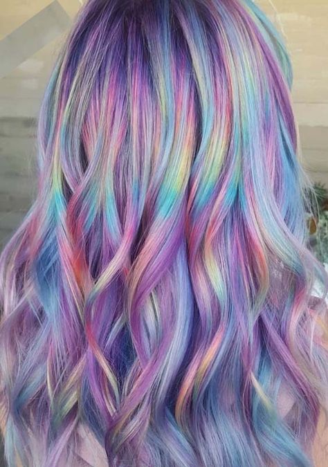 Are you searching for bets ever rainbow hair color shades to show off right now? Absolutely no need to worry at all because we have collected a list of most demanding shades of rainbow hair colors to show off right now. No doubt this is one of the best ways for ladies to make them look more cute than ever. Rainbow Hair Colors, Unicorn Hair Color, Rainbow Hair Color, Cute Hair Colors, Multicolored Hair, Beautiful Hair Color, Hair Color Shades, Hair Color Purple, Pretty Hair Color