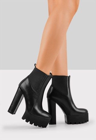 Round Heels, High Thigh Boots, Plus Size Boots, Chelsea Ankle Boots, Pu Heels, Platform Heels Chunky, Womens Shoes High Heels, Boots High, Fashion Heels