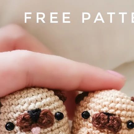 Pug Pattern, Crochet Patterns Free Beginner, Pink Yarn, Crochet Free, Crochet Patterns For Beginners, Unique Crochet, Thread Crochet, Amigurumi Free Pattern, Crochet Patterns Amigurumi