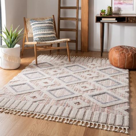 Parksley Five Hundred Twenty Three Area Rug In Grey / Multi Rug Over Carpet, Boho Chique, Moroccan Boho, Southwestern Area Rugs, Southwestern Rug, Living Room Area, Chic Rug, Southwestern Design, Inspire Me Home Decor