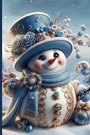 Kindergarten Christmas Crafts, Blue Snowman, Snowmen Pictures, Snowman Images, Steampunk Christmas, Art Deco Artwork, Christmas Scenery, Christmas Kindergarten, Xmas Deco