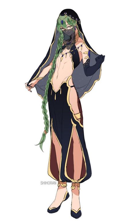 Naha, Arte Fantasy, Character Design Male, 영감을 주는 캐릭터, Character Design References, Fantasy Clothing, Green Hair, Character Outfits, A Drawing