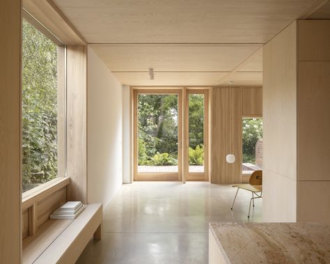 Sofa Kulit, Victorian Terraced House, Timber Roof, Timber Panelling, Comfy Seating, Built In Seating, Timber Structure, Built In Bookcase, Park Homes