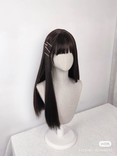 Stage Hairstyles, Straightened Hair, Pin Straight Hair, Hair Mannequin, Y2k Hairstyles, Hair Inspiration Long, Kpop Hair, Cosplay Hair, Kawaii Hairstyles