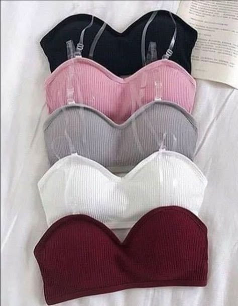 Cute Sleepwear, Cute Bras, Cute Lingerie, Cute Comfy Outfits, Sporty Outfits, Girls Fashion Clothes, Bra And Panty Sets, Strapless Bra, Casual Style Outfits