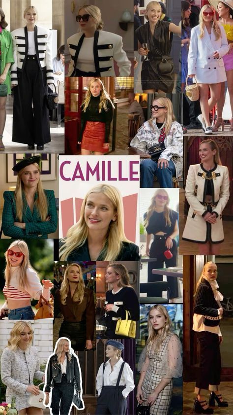 Cami Emily In Paris, Cami Emily In Paris Outfits, Camille Emily In Paris Style, Camille Razat Emily In Paris Outfits, Emily In Paris Outfits Camille, Camille Razat Style, Camille Emily In Paris Outfits, Emily In Paris Outfits Inspiration, Emily In Paris Inspired Outfits