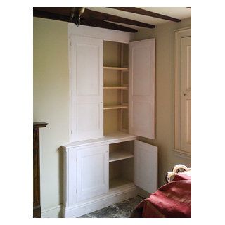 Shelves - Georgian Style Alcove Cupboards in painted Pine. - Victorian - Living Room - West Midlands - by JOHN EADON | Houzz UK Alcove Cupboards Living Room, Cupboard Living Room, Alcove Cabinets, Alcove Storage, Alcove Cupboards, Small Space Nursery, Built In Cupboards, Victorian Living Room, Small Space Organization