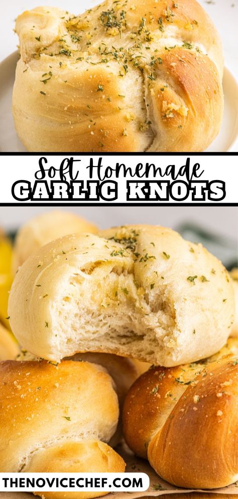 Homemade Garlic Knots, Amish Bread Recipes, Finger Foods Easy Party, Garlic Knots Recipe, Comfort Casseroles, Fall Appetizers, Garlic Knots, Bite Size Appetizers, Homemade Dinner Rolls