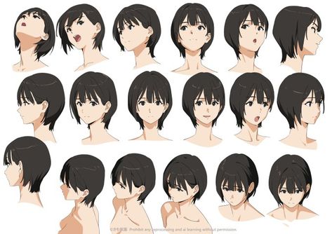 Anime Face Shapes, Face Angles, Pelo Anime, 얼굴 드로잉, Drawing Body Poses, Face Drawing Reference, Manga Drawing Tutorials, Anime Expressions, 캐릭터 드로잉