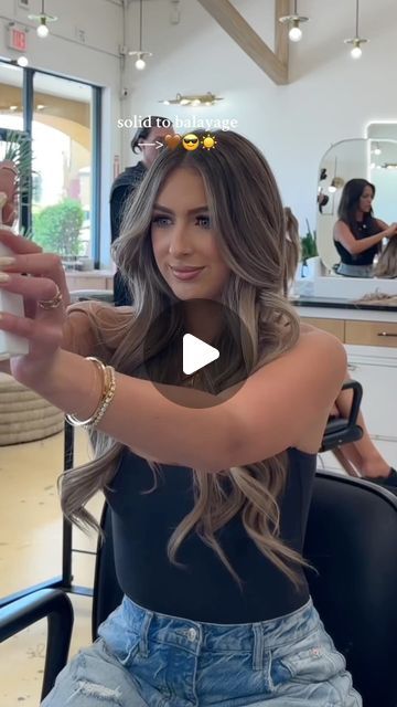 Chrissy Ellingson Rasmussen on Instagram: "Solid to balayage 😎🤎☀️ Get all my hair, color, formulas, and more now! Habiteducation.com!" Partial Balayage Blonde Dark Roots, Mushroom Brown Balayage With Money Piece, Champagne Blonde Balayage Dark Roots, Bronze Shades Eq Formula, Bayalage Brunette 2024, Lived In Bronde Haircolor, Balayage Hair With Money Piece, Ashy Bronde Balayage, Hair By Chrissy