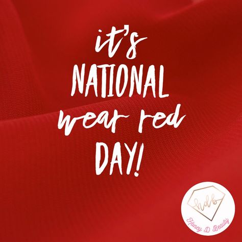 It's National Wear Red Day! Wear red today to spread awareness and support for understanding and preventing heart disease! <3 National Wear Red Day, Wear Red Day, Open Heart Surgery, An Affair To Remember, Magnolia Design, Red Day, Go Red, Wear Red, Relaxation Techniques