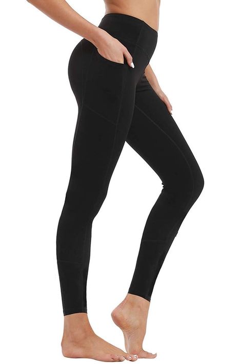 These Leggings (With Pockets!) Are Marked Down on Amazon For the Next 6 Hours Soft Yoga, Flattering Pants, Birthday Fits, Yoga Pants With Pockets, High Waist Yoga Pants, Shirts For Leggings, Running Pants, Pants With Pockets, Best Leggings