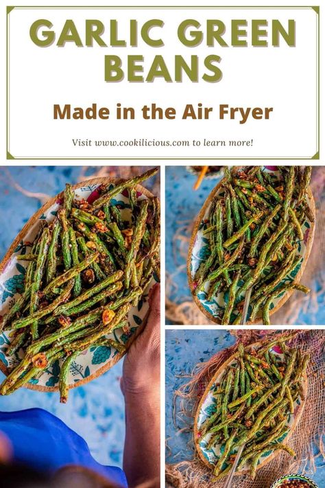 Crispy Air Fried Green Beans Fries is the ideal healthy vegan snack recipe! These easy-to-make delicious green bean chips are healthy and also keto-friendly. Greenbeans Airfryer, Green Bean Chips, Green Beans Chips, Air Fried Green Beans, Crispy Green Beans, Delicious Green Beans, Bean Chips, Bean Snacks, Fried Green Beans