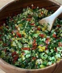 Martha Stewart’s Chopped Vegetable Salad, Martha Stewart Vegetable Salad, Martha Stewart Chopped Salad, Martha Stewart Chopped Vegetable Salad, Chopped Vegetable Salad, Main Salad, Recipes Salads, Martha Stewart Recipes, Closet Hacks