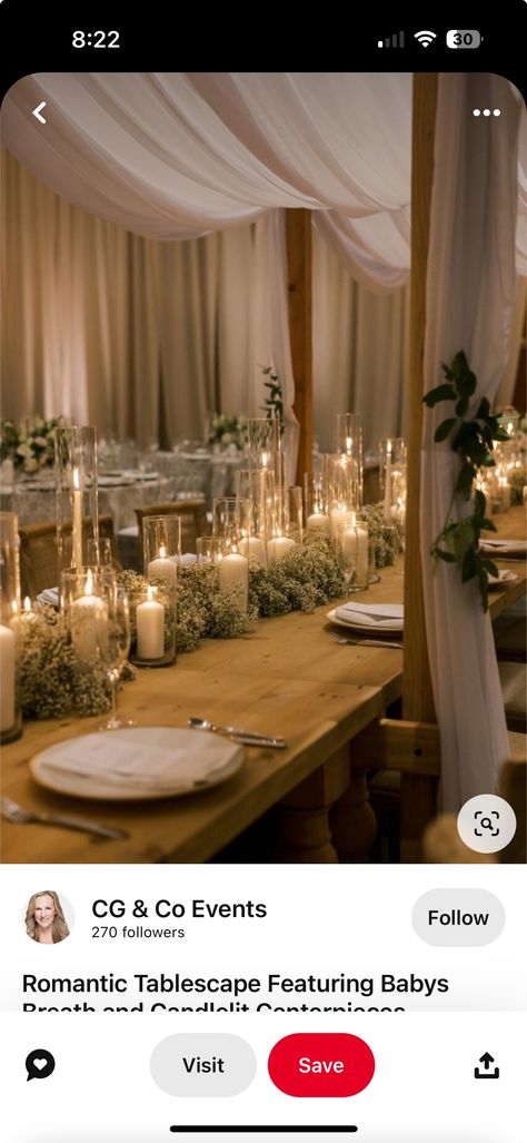 Table Settings Candles, Backdrop Sweetheart Table, Candles Flowers, Decor Backdrop, Wedding Reception Decor, Candle Wedding Decor, Candle Wedding, Wedding Table Settings, Sweetheart Table