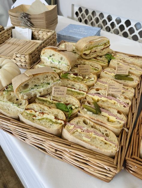 Croissant Sandwich Party, Wedding Sandwiches, Sandwich Catering, Picnic Sandwiches, Crudite Platter, Graze Box, Sandwich Platter, Breakfast Platter, Bread Dip