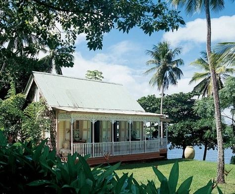 Creole Architecture, Carribean House, Caribbean Cottage, Chattel House, Caribbean House, Caribbean Architecture, Bahamas House, Case Creole, Pergola Outdoor Living