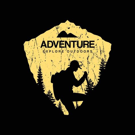 Explore adventure illustration typography. perfect for t shirt design Adventure Typography Design, Typography Design For Tshirt, Adventure Logo Design, Adventure Illustration, Hiking Club, Adventure Logo, Travel Tshirt, Ski Helmet, Illustration Typography