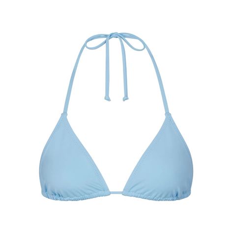 Brand New With Tags! Color: Iris Blue Size: Small Sold Out Online! Tank Bikinis, Spring Color, Cute Swimsuits, Swim Fashion, Triangle Top, Fit Inspo, Christmas List, Denim Wash, String Bikinis