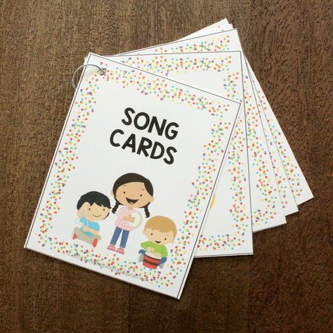 Preschool Binder of Fingerplays, Songs, & Rhymes - Pre-K Printable Fun Preschool Circle Time Songs Free Printables, Preschool Songs Printable, Toddler Songs Circle Time, Preschool Program Songs, Songs And Fingerplays Preschool, Preschool Song Cards Free Printables, Popsicle Songs Preschool, Song Choice Board Preschool, Preschool Song Cards