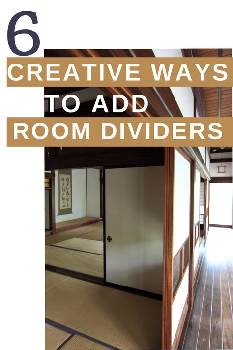 6 types of creative room dividers for your home. Beautiful Partitions to decorate the room and add aesthetics. Latest ideas with new ideas for your home decoration. #room #divider #partition Room Seperation Idea, Cheap Partition Ideas, Headboard Partition Wall, Ideas For Room Dividers, Dividing Rooms Without Walls Diy, Room Partition Designs Wall Dividers, Room Devision Ideas Wall, Wall Divider Ideas Room Partitions, Studio Room Divider Ideas