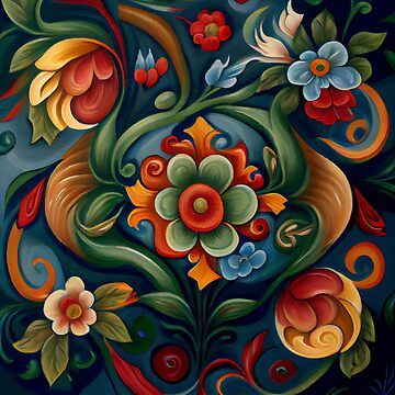 Norwegian Rosemaling These are beautiful oil on canvas and very pretty on all products. Pick one these great artworks for any of your Norwegian friends or family members they will love it! Copyrighted gypsykissphotography • Millions of unique designs by independent artists. Find your thing. Rosemaling Pattern, Coaster Ideas, Fjord Horse, Norwegian Rosemaling, Pet Bandana, Pick One, Family Members, Art Ideas, Oil On Canvas