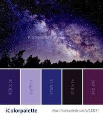 Night Color Palette, Color Palette Ideas, Galaxy Colors, Dark Color Palette, Hex Color Palette, Color Palette Challenge, Color Schemes Colour Palettes, Palette Ideas, Palette Art