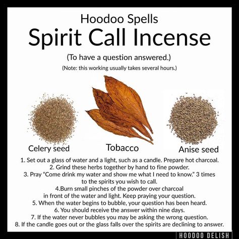 Ms Avi on Instagram: “~*~ HOODOO SPELL: SPIRIT CALL INCENSE ~*~ This work is extremely useful for finding the answer to a question when you don’t seem to be…” Incense Magic, Hoodoo Conjure Rootwork, Hoodoo Rootwork, Hoodoo Magic, Hoodoo Conjure, Hold My Beer, Hoodoo Spells, Magickal Herbs, Voodoo Hoodoo