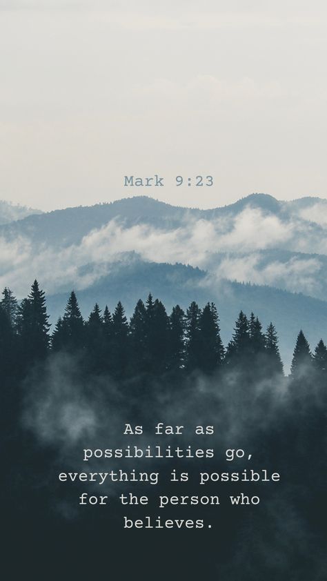 Mark 9:24 Wallpaper, Heavenly Pictures, Mark 9 23, Godly Inspiration, Mission Trips, Christian Quotes Wallpaper, Bible Verse Background, Christian Wallpapers, Christian Quotes Prayer