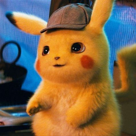 Like this photo tell Pikachu! Pikachu Cute, Detective Pikachu, Detective, Pikachu