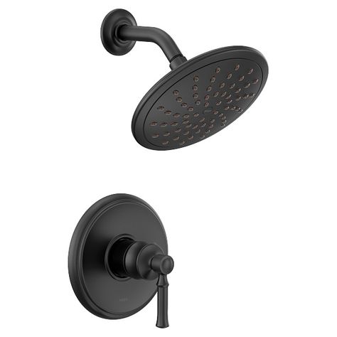 Dartmoor Matte Black M-CORE 2-Series RS Shower Only BN -- UT2282EPBL -- Moen Smart Faucet, Luxurious Showers, Shower Fixtures, Bath Faucet, Black Shower, Shower Valve, Lever Handle, Shower Design, Shower Systems