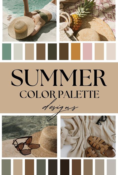 Explore boho summer color palettes with earthy, muted pinks, soft blues, and neutral tones. These palettes are perfect for creating a relaxed, free-spirited summer look in both fashion and decor. Whether you're styling a boho-inspired outfit or refreshing your home with warm, natural tones, these colors bring a laid-back elegance. Save this pin to discover endless boho summer palette ideas for a chic, effortless vibe! Summer Color Palette Clothes, Summer Color Schemes, Color Palette For Clothes, Summer Color Palettes, Light Summer Color Palette, Pure Aesthetic, Soft Summer Color Palette, Bright Color Schemes, Summer Palette