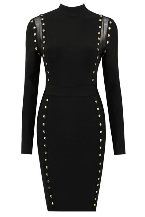 Edgy Bodycon Mini Dress With Long Sleeves, Black Bodycon Dress Outfit Classy, Long Sleeve Mesh Bodycon Mini Dress, Black Bodycon Dress Outfit, Edgy Long Sleeve Bodycon Mini Dress, Multicolor Long Sleeve Club Bodycon Dress, Black Patchwork Knee-length Mini Dress, Body Con Dress Outfit, Woman Suit Fashion